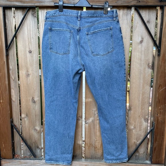 OLD NAVY Jeans High Rise Button-Fly Slouchy Straight Denim - Picture 3 of 10